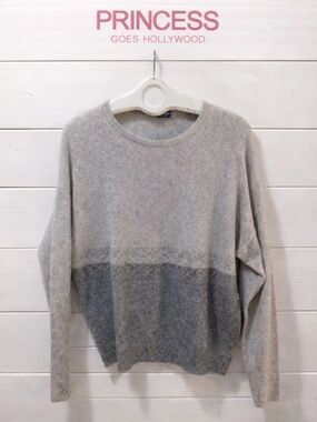 PRINCESS GOES HOLLYWOOD Grey Sparkle Knit Sweater – Estimated L
